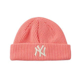 Yankee and Dogers Winter Hat Woolen Cap Women's Autumn and Winter Warm Hat Yellow Knitted Hat