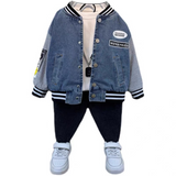 Toddler Boys Jackets Boys Spring and Autumn Denim Jacket