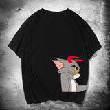 Tom And Jerry T Shirt Cartoon Print Loose