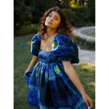Coachella Music Festival Outfits Short Sleeve Women's Dress Backless Princess Dress