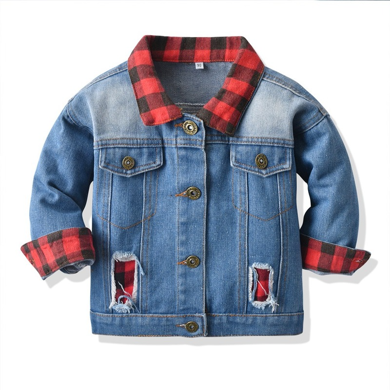 Children Jean Jackets Autumn and Winter Jacket Denim Jacket