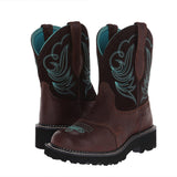 Yellowstone Cowboy Boots Women'S Cowboy Boot Autumn And Winter Leather Boots Middle Boots Female Boots