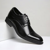 Men's Dress Shoes Classic Leather Oxfords Casual Cushioned Loafer Business Formal Wear Leather Shoes Casual
