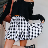 Coachella Music Festival Outfits Women's Printed Wear Summer Casual Short Skirt