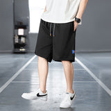 Men White Shorts Men's Summer Loose Casual