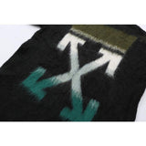 Off White Sweater Large Size Casual Arrow Men Owt