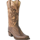Python Boots Autumn and Winter Leather Boots Crocodile Women's Boots
