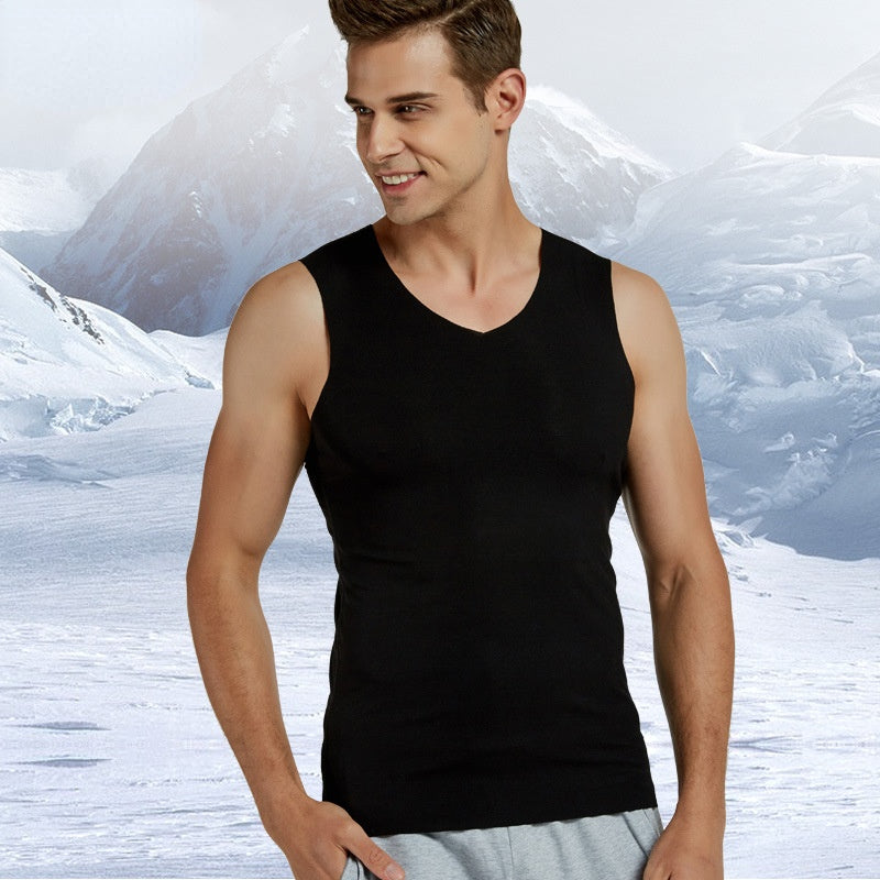 Wifebeater Shirt V-neck Wide Shoulder Vest