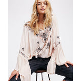 Beth Dutton Bohemian Dress Summer Spring Midi Dress Bell Sleeve Loose Top Shirt Dress