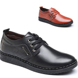Men's Dress Shoes Spring Vintage Men's Casual Shoes Business Leather Shoes Men's Shoes