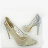 Nude Heels for Wedding High Heel Pointed-Toe Women's Shoes