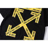Off White T Shirt Summer Plus Size Casual Arrow Print Short Sleeve Tshirt Owt