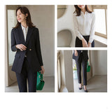 Interview Suit Women's Blue Slim Fit Suit Trousers
