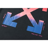 Off White T Shirt Short Sleeve Gradient Arrow Print Owt