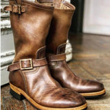 Yellowstone Cowboy Boots Belt Buckle Middle Boots