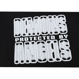 Kanye West Sunday Service Hoodie Wall & Metal Necklace Printed Velvet Padded Hooded Sweatshirt
