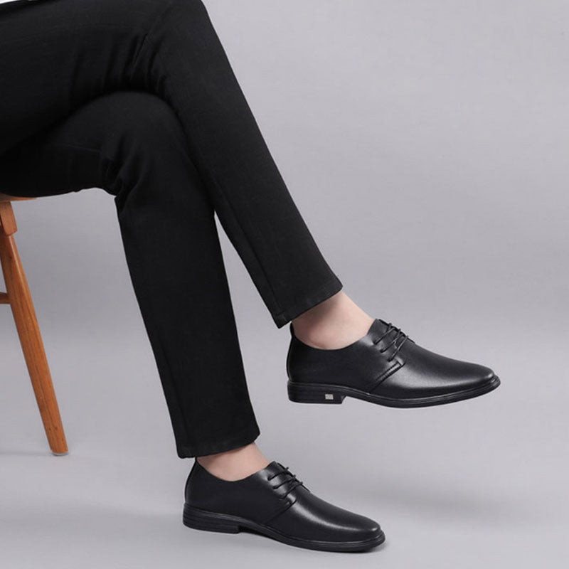 Men's Dress Shoes Classic Leather Oxfords Casual Cushioned Loafer Spring and Summer Business Fashion and Leisure Men's Clothing Formal Shoes