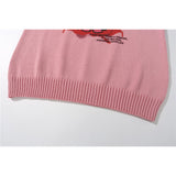 Men Sweater Cartoon Anime Print Knitwear Men 'S Pullover