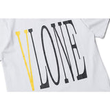 Vlone T Shirt Men'S And Women'S Loose Couple Plus Size Retro Short Sleeved Tshirt Vlone