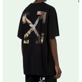 Off White Tshirt Arrow Men And Women Short Sleeve Owt