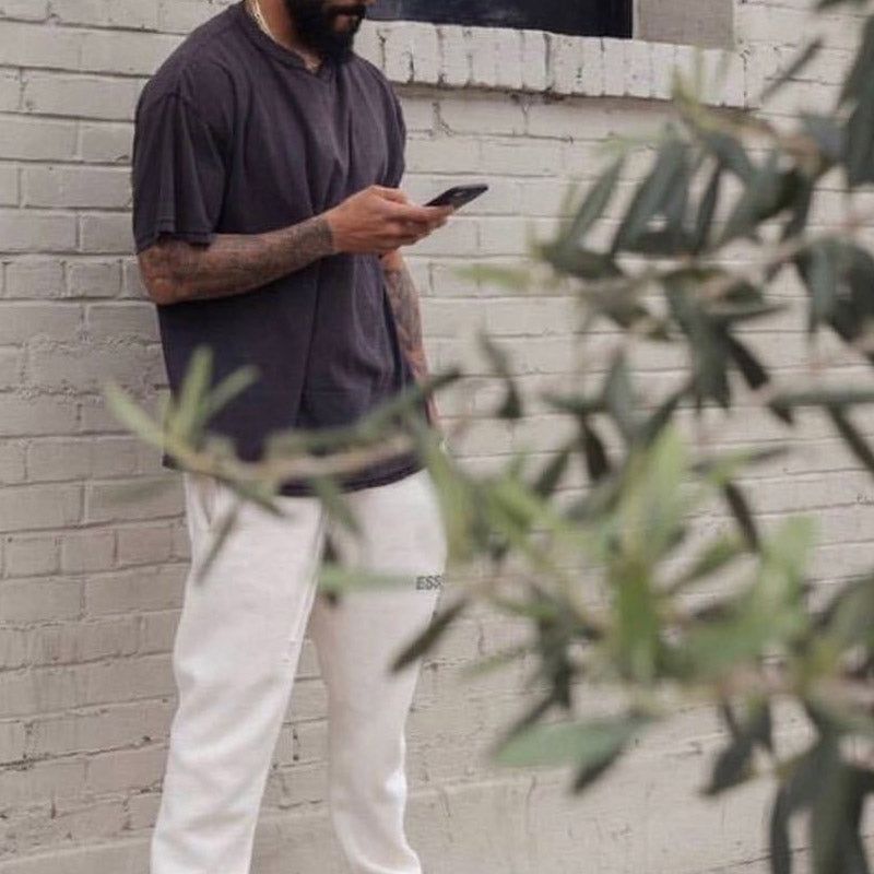 Askyurself T Shirt Short Sleeve Fog Loose Retro Trendy T-shirt