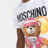Moschino T Shirt Sunshine Teddy Bear Short Sleeve T-Shirt Men And Women