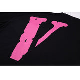 Vlone Summer Casual Stylish Men'S Plus Size Retro Sports Friends Tshirt