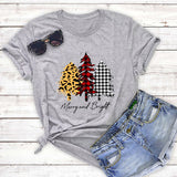 Merry and Bright Sweatshirts Christmas Printed T-shirt