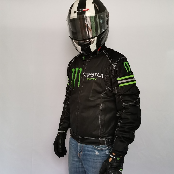 Monster Energy Biker Jacket Summer Men'S Horse Riding Clothing Motorcycle Jacket Breathable Thin