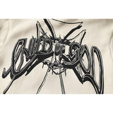 Kanye West Sunday Service Hoodie Vertabrae Cross Roads Hoodie Skull Hooded Sweater