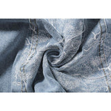 Off White Jacket Ow Letter Printing Arrow Distressed Denim Jacket Coat Plus Size Casual Owt