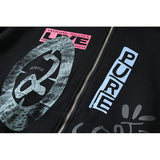 Kanye West Sunday Service Hoodie Cactus Jack Graffiti Printing Cardigan Hoodie