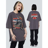 Y2g Shirts for Boys Spring and Summer Retro Short Sleeve Men's Neutral