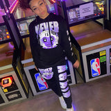 Never Broke Again Hoodie Street Monger Printed Solid Color Pullover