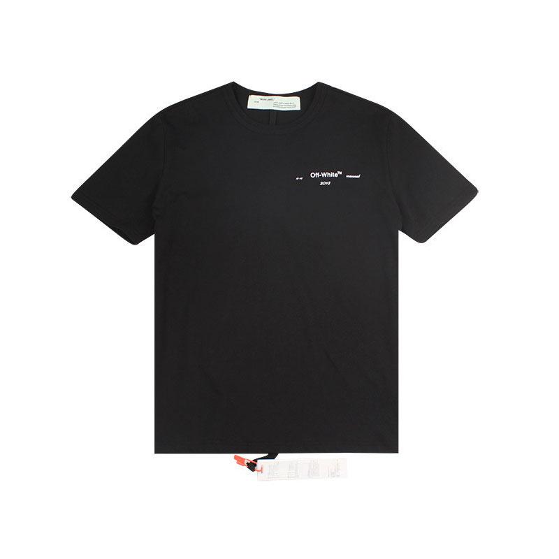 Off White T Shirt Pullover Summer Loose Short Sleeve Arrow Casual Short Sleeve Men'S Clothing Owt