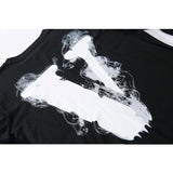 Vlone Sweatshirt Spring And Autumn Plus Size Retro Sports Long Sleeve Tshirt Top