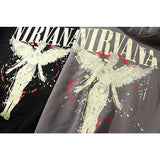 Nirvana Hoodie Rock Angel Printed Hoodie Dark Series Hip Hop Retro