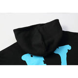 Vlone Hoodie Life Frayed Large V Terry Sweater Same Style Men'S And Women'S Pullover Round Neck