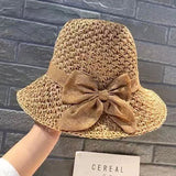 Summer Hats Bow Straw Hat Women's Summer Sun Hat