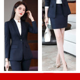 Interview Suit Women's Jacket Women's Slim Mid-Length