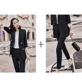 Interview Suit Women Autumn Suit Suit Female Spring and Autumn Two Piece Set
