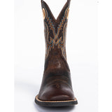 Western Shoes Mid-Calf Vintage Embroidered Casual Men's Boots
