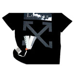 Off White T Shirt Cloud Arrow Short Sleeve Printed Summer Men'S And Women'S Round Neck Tshirt Owt