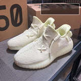 350 Coconut Man 350 Unisex Shoes Real Explosion V2 Starry Sky Full White Angel 3m Reflective Big