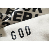 Kanye West Sunday Service Hoodie Fog Autumn And Winter Hooded Sweater Fleece-Lined