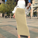 MIDI Mauve Skirt Women's Clothing Summer Skirt