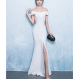 Maxi Burgundy Dress Formal Banquet Evening Dress Women's Performance Long Dress