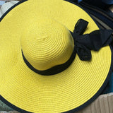 Big Hats Sun Hat Female Summer Outdoor Butterfly Straw Hat