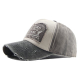 Ball Caps Color Matching Baseball Cap Coating Outdoor Sun Hat Washed 100% Cotton Hat