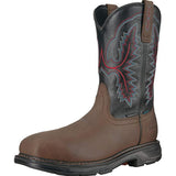 Justin Yellowstone Boots Winter Martin Boots Men'S Zipper Brown Round Toe Boots